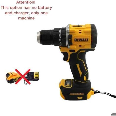Dewalt 20V DCD805 perceuse à percussion sans fil perceuse sans brosse perceuse à percussion/Kit de tournevis outil dans - NO Battery (1/4)