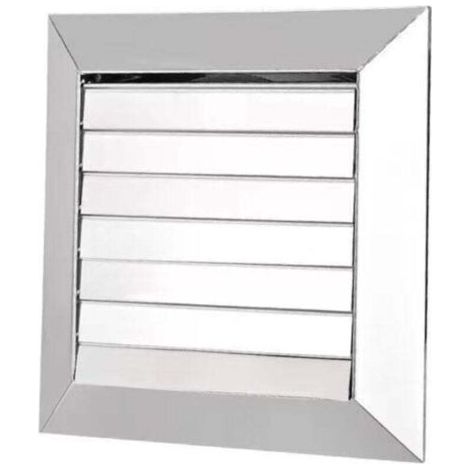 Sortie d'air, cuisine, ventilateur d'extraction de salle de bain, montage mural, type à obturateur mobile (convient pour une ouverture de 150 mm)