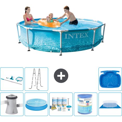 Intex Piscine Tubulaire Ronde - 305x76 cm - 9-pièces  S41386 (1/5)