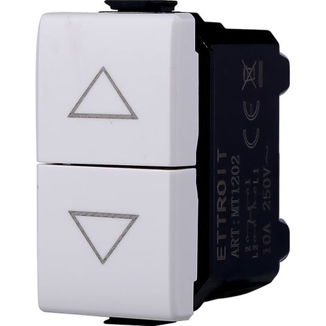 INTERRUTTORE DOPPIO serie 'SOLAR' - mod. 1P+1P 16A - ETTROIT