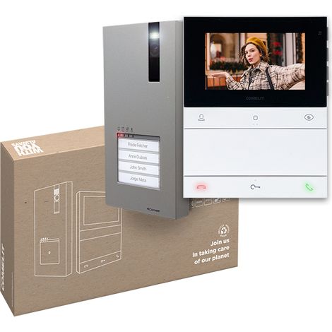 KIT VIDEOCITOFONO COMELIT PL8461V MONOFAMILIARE PEOOPLE VIVAVOCE