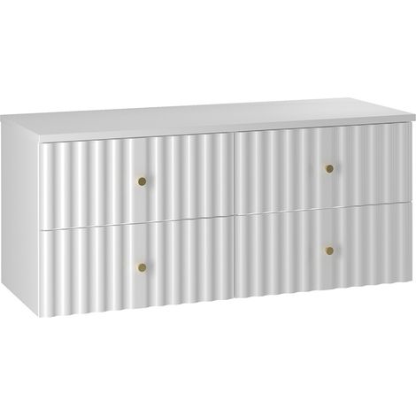 Mobile bagno senza lavabo Izae bianco 120cm (1/5)