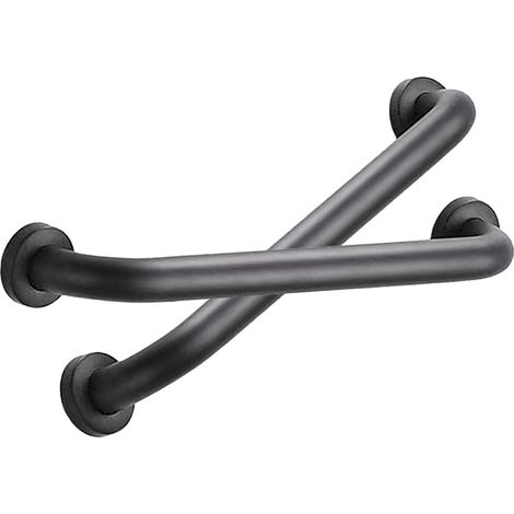 Holdfiturn 2 Pack Shower Grab RailsBathroomStainless Steel Grab Bar Bathroom Anti Slip Balance Handle Safety Support Bar Shower Handle Bath Grab Rails 12inch for Elderly Children Disabled (1/5)