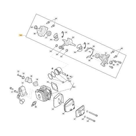 ORIGINAL STIGA KURZBLOCKMOTOR – 118805053/0