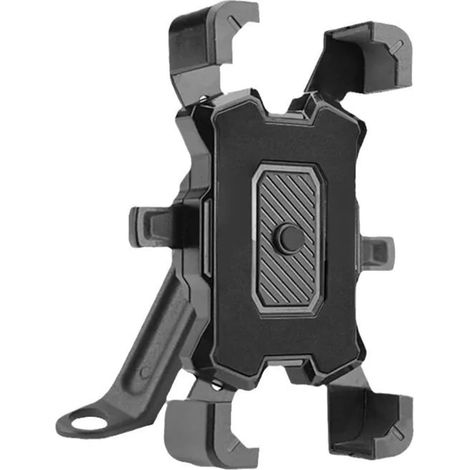 Support de téléphone portable pour moto, vélo, navigation mobile, rotatif à 360 degrés, résistant aux chocs (pour moteur) (1/4)