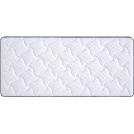 Colchón 140x190x10 cm blanco 7 zonas con muelles ensacados, espuma, H3 MEUBLIV (1/5)