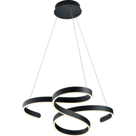 Lampada a Sospensione da Interno a LED in Metallo Antracite (1/2)