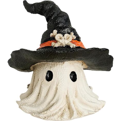 Decorazioni di Halloween a forma di fantasma - Spaventose statuine da tavolo in resina (1/5)