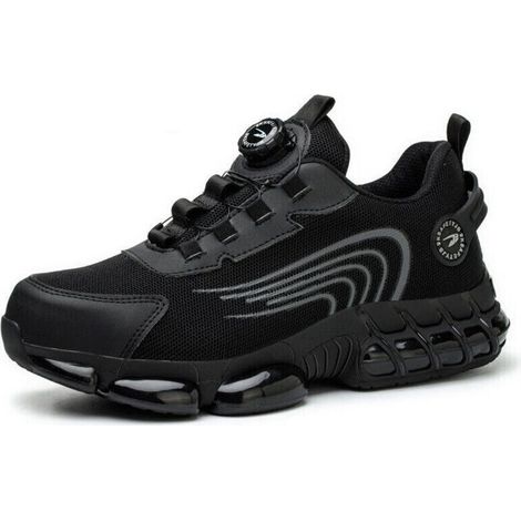 Chaussures de sécurité homme et femme 41 – Embout en acier, semelle en kevlar anti-perforation, légères et respirantes – Pour chantiers humides
