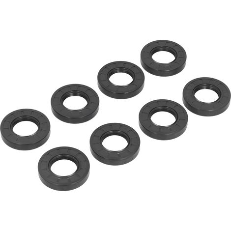 Jeu de 8 joints toriques pour arbres, pièces de rechange pour joints de roulements de machines industrielles résistantes à l'huile (1/5)