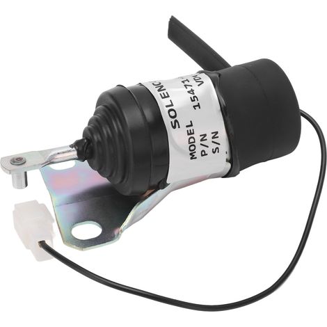 Électrovanne d'arrêt de carburant, outil d'arrêt moteur en cas de coupure de flamme 12 V CC pour Cummins 052600‑1001 04287583 (1/5)