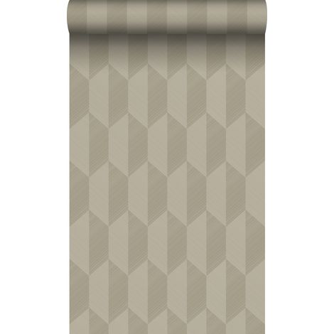 papier peint effet 3D vert céladon - Origin Wallcoverings (1/5)