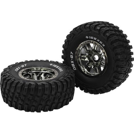x 165 mm Durchmesser Gummireifen für ZD Racing 1/7 DBX-07 RC-Car-Räder, Titan-Ersatzteil (1/5)