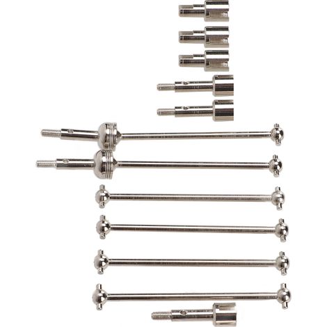 Kit de mise à niveau d'arbre de transmission CVD en métal avec coupelle de joint en forme d'os pour voiture RC WLtoys 144001 (1/5)