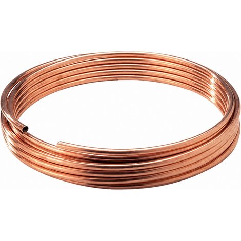 Couronne de cuivre recuit diamètre 12 mm, 25 mètres