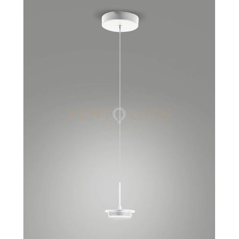 3805-41-102 MONTATURA TONDA BIANCA COMPLETA A LED CCT 2700K - 3000K - 4000K- 14W - 1510 lm 1 LUCE DIMMERABILE