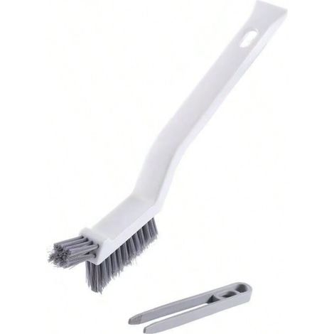 Hygiène - Brosse de précision - Fibres extra dures - Blanc (1/2)
