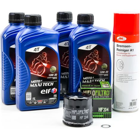 Kit Entretien Vidange Standard pour HONDA CB 1100 de 2013 à 2021 - ELF MOTO 4 MAXI TECH 10w30 4L