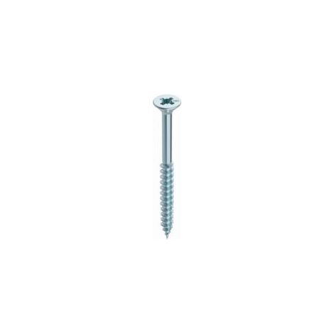 Boite 500 Vis HECO Fix-Plus filetage partiel - Zingué argent tête fraisée Torx - Ø5x40 - 18097 (1/2)