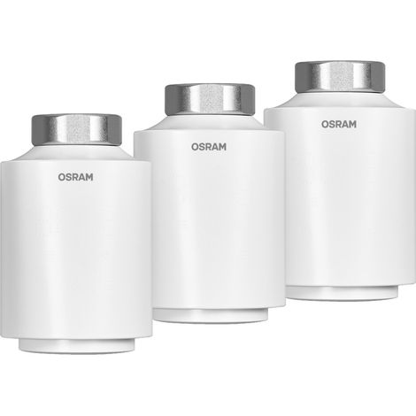Osram Heizkörperthermostat SMART+ WIFI 3er Pack weiß Heizkörperthermostat