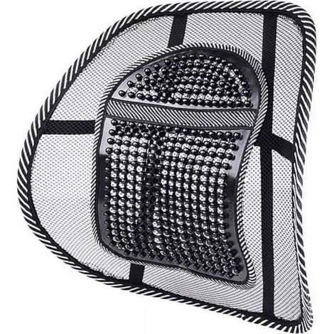 1. Soporte lumbar, espuma viscoelástica, ajustable, tejido transpirable, para coche y oficina. (1/5)