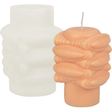 Kerzenherstellung Zylinderkerzenform Silikon DIY 3D Aromatherapie Kerze Handgefertigt