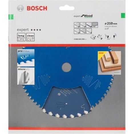 Hoja de sierra circular.Expert W 210x2,4x30mm Z40 W Bosch