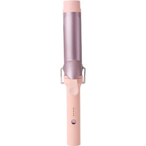 Extra großer Lockenstab mit Keramikbeschichtung, PTC-Heizelement, 5 Temperaturstufen, Nennleistung 50 W, Nennspannung 220 V, Gesamtlänge 31 cm.
