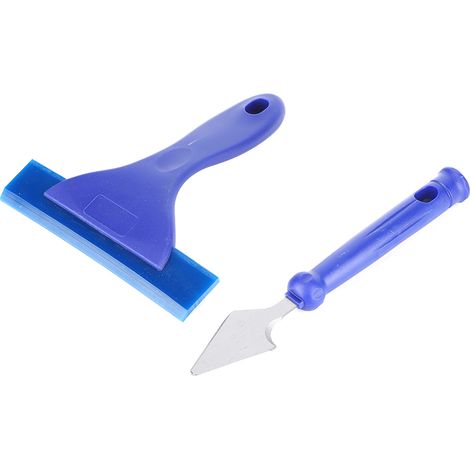 Kit d'outils pour la pose de films teintés sur les vitres de voiture (21 pièces) : chiffon doux, raclette, grattoir, outil de finition des bords (1/5)