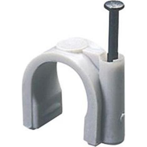 Graffetta plastica diametro 5-6 millimetri colore bianco gw50621 multipack da 1000 graffette