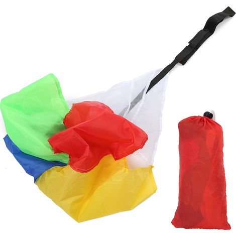 Parapluie de Résistance Coloré pour Enfants - Parachute d'Entraînement Physique et Course Sûr et Non Toxique (1/5)
