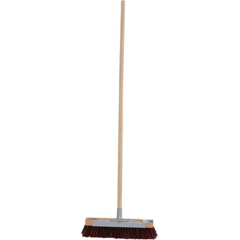 Outdoorbesen 40 cm Arenga/Elaston gestielt Buche FSC® 100 % (1/4)