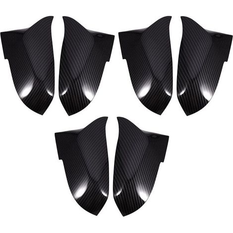 pares de tapas de fibra de carbono para cubiertas de espejos retrovisores de coche para F20 F22 F30 F31 F32 F33 F36 F34 F35.