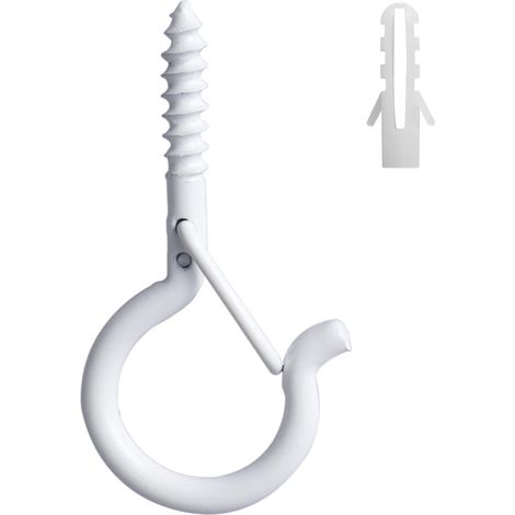 Lot de 22 œillets à vis Q-Hanger pour fixation murale, armoires, plafonds (1/5)