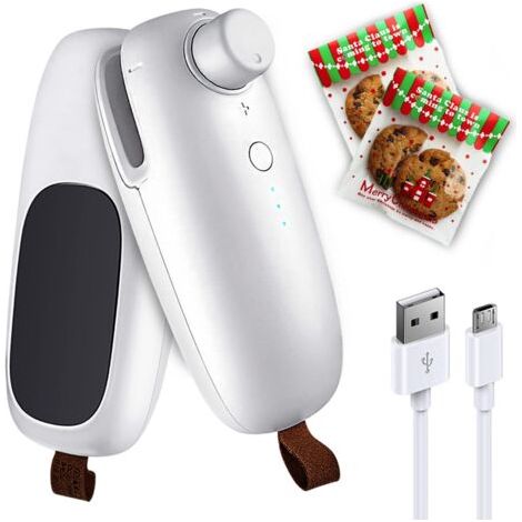 Machine à sceller les sacs en plastique, thermoscelleuse professionnelle pour aliments, scelleuse sous vide portable pour sa (1/5)