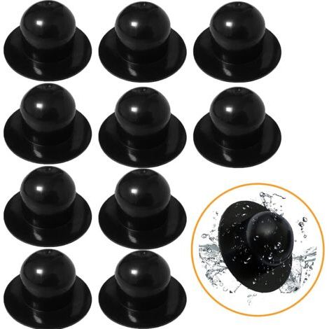 jardin piscine Lot de 10 bouchons d'étanchéité pour piscine - Prise murale - Pour accessoires de piscine Intex - Bouchon de rechange pour piscine - Bouchon (10 pack) (1/5)