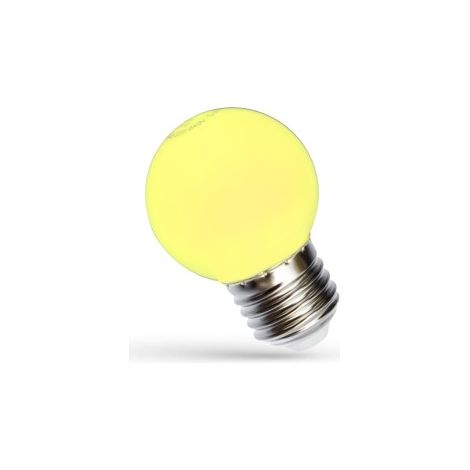 Spectrum - Ampoule LED E27 1W - Angle 270u00b0 - Jaune - 20lm - Ru00e9f : WOJ+11798
