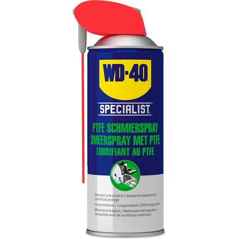 WD-40 SPECIALIST 49396 Hochleistungs-PTFE Schmierspray dunkelgelb NSF H2 400 ml (1/8)