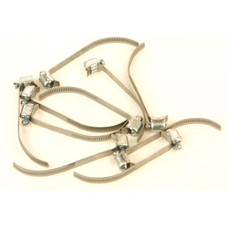 Collari per tubi 10 x 19 larghezza 5 mm confezione da 10
