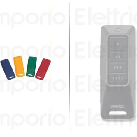 faac kit couvercles multicolores (bumper kit) pour télécommandes fds 120002
