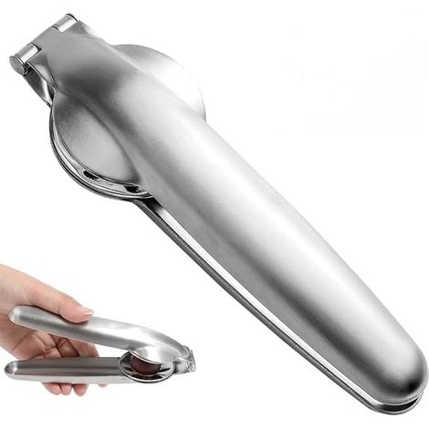 1 - Pince à Châtaignes - Casse Noix - Ouvre Noisette Manuel en Acier Inoxydable - Design Dentelé Antidérapant pour Cuisine et Extérieur - Argent - 18x5cm (1/5)