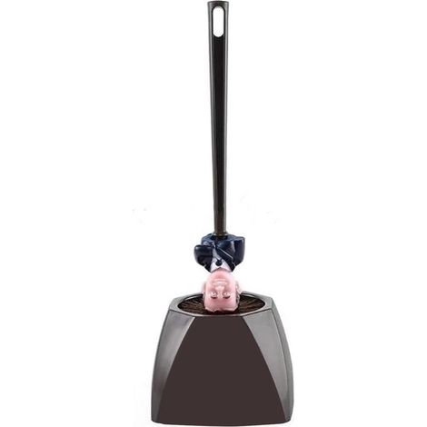 Brosse De Toilette Macron, Humoristique avec Support 35 Cm