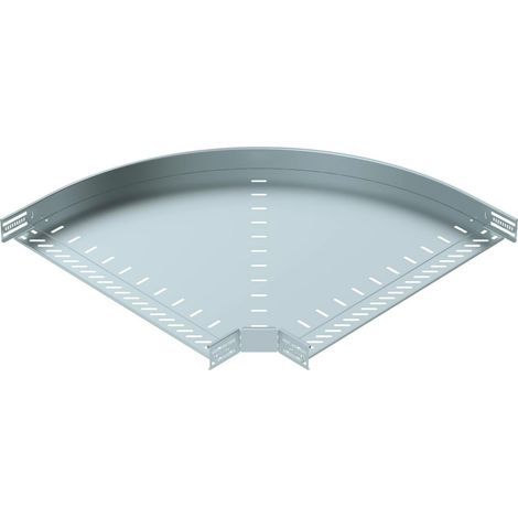 OBO Bettermann Coude 90° pour chemin de câbles, horizontal 60x600 acier galvanisé sendzimir, 6036572