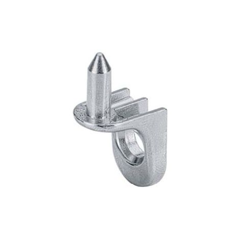 Hettich – Taquets d'étagère 5 mm en zamak nickelé – Charge jusqu'à 75 kg/m² – Boîte de 100 unités – Compatible System 32 (1/5)