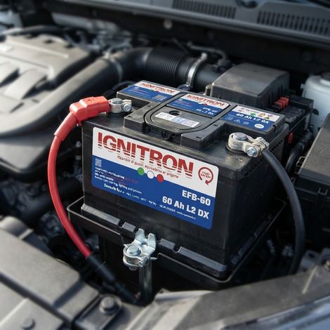 Batteria " Ignitron EFB" ad alta resa energetica per auto start & stop -70 Ah (1/5)