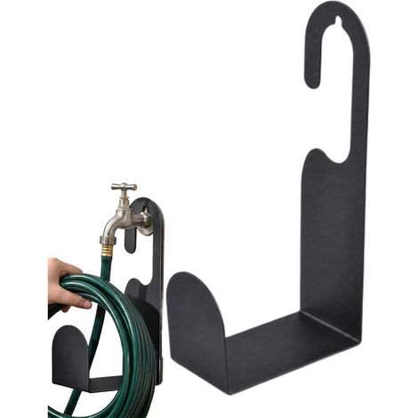 Support Pour Manguera De Jardín - Acero Al Carbono Negro (1/5)