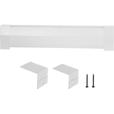 Cache-radiateur électrique 917 mm, série premium, habillage avant pour chauffage domestique, acier robuste, pose facile, chambre, remplacement ancien cache, blanc (1/5)