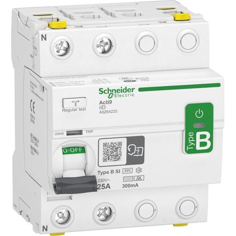 Interruttore differenziale iID B-SI 2P 25A 300mA - A9Z64225