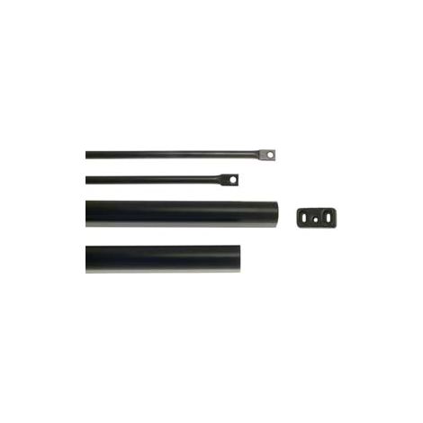 ASTE E COPERTURE VERNICIATE NERE 94100205 PER MANIGLIONE ANTIPANICO  per porte altezza max mm.2400 (94100205)    ISEO