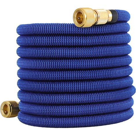 Tuyau D Arrosage Extensible - 25 M - Raccord En Métal - Buse À Pulvérisation Réglable - Pour Jardin Et Balcon (1/5)